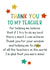 thanks teacher Thank You Card 7179 created by Giddy Kipper