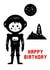 Boy Space Birthday Card 13797 created by CardandFast