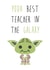 Yoda starwars Card 37853 created by Fabulously Framed