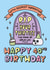 Deepest Sympathy Tombstone 40th Birthday Card. Funny, For Him Or Her created by Katie Ruby Illustration