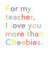 teacher nursery Thank You Card 7787 created by JosieOnTheRun