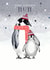 Classic Christmas Card - Penguins - For Mum created by Louise Tiler