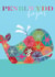 welsh birthday card - whale - penblwydd hapus - funny and cute created by Kali Stileman