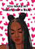 braids braided buns Valentines Day Card 39902 created by Tyra Cadogan