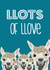 llots of llove llama card created by Afewhometruths