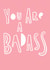success badass Congratulations Card 6339 created by GOOD TRIP
