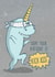 Karate Narwhal Birthday Card created by Tami Boyce