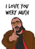 Cute Chabuddy G Anniversary Card / Valentines Day Card - Chabuddy G - I Love You Wery Much created by Peabody Studio