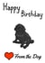 dog love Card 38860 created by Love from the Pet