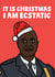 Raymond Holt - Captain Holt - Brooklyn 99 - It Is Christmas I am Ecstatic - Sarcastic - Christmas card created by Studio Doodles