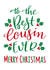 best cousin Christmas Card 7633 created by Ness Nordberg