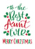 best aunt Christmas Card 7634 created by Ness Nordberg