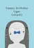 A cute birthday card for a shark lover created by Elkish