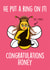 He put a ring on it! Congratulations honey - Engagement card created by Thirty Mussels