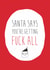 funny rude Christmas Card 15303 created by Dirty Girtie