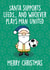 Leeds Football Fan Christmas Card created by Thirty Mussels