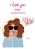 love girlfriend Anniversary Card 38477 created by Letter V Prints
