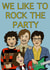 flight of the conchords we Birthday Card 15787 created by Lizzy B Draws.