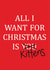 All I Want For Christmas Is Kittens card created by Lazy Mice