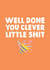 Well done you clever congratulations card created by Studio Doodles