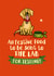 Lab testing festive food Christmas card created by The Typecast Gallery