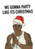 50 cent Christmas Card 13681 created by Pedges Houseboat