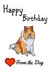 animal border Birthday Card 38862 created by Love from the Pet