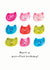 Funky Colorful Cats Birthday Card created by Sorina Bogiu