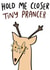 Funny Christmas Card - Tiny Prancer created by Studio Yelle