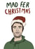 Liam Gallagher Mad Fer Christmas Card created by Studio Yelle