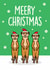 Meerkat Christmas Card created by Thirty Mussels