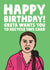 Greta Thunberg Birthday Card - Recycle This Card created by Studio Doodles