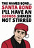 james bond santa Christmas Card 13279 created by Studio Doodles