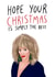 Tina Turner Simply The Best Christmas Card created by Studio Yelle