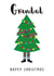 tree Grandad Christmas Card 2589 created by Claire Giles