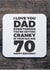 Dad cranky Birthday Card 12578 created by CreatedbyMe Sean