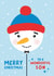 Snowman Christmas Card For Son created by Macie Dot Doodles