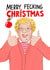 mrs brown Christmas Card 3344 created by Kasia Cards