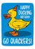 Duck Birthday Card | Rude Birthday Card created by TeePee Creations
