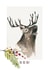 Aquarell moose Christmas Card 24697 created by Silvia Betancourt