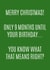FUNNY MONTHS Christmas Card 31565 created by Pack a Punch Designs