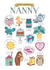 nanny adult Birthday Card 5863 created by Eskimo Kiss Designs