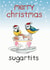 sugartits birds Christmas Card 14557 created by Blair