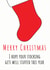 Adult Cheeky Christmas Card 40357 created by Total Bad Cards