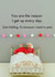 Funny Weak Bladder Figurine Valentines Day Card / Anniversary Card - You Are The Reason I Get Up Every Morning created by Bold & Bright Cards