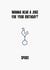 Tottenham Hotspur Birthday Card - Wanna Hear A Joke? - Spurs created by Rishi