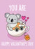 Koala Tea Valentine's Day Card created by Thirty Mussels