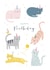 cats party hats Birthday Card 16238 created by Klara Hawkins