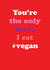 vegan valentine Card 30978 created by Joanna Myles