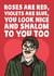 Cute Valentines Day Card - Jim Bell - Friday Night Dinner - You Look Nice And Shalom To You Too created by Studio Doodles